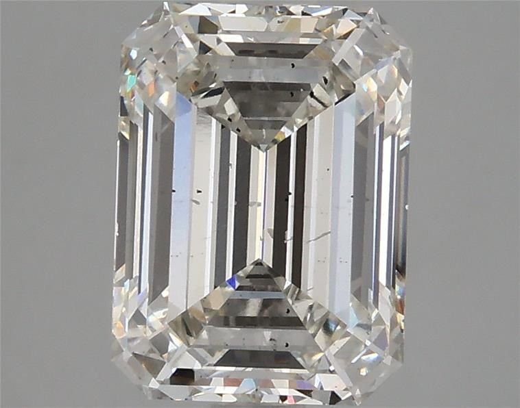 2.82ct H SI1 Rare Carat Ideal Cut Emerald Lab Grown Diamond