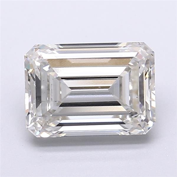 2.61ct G VS1 Rare Carat Ideal Cut Emerald Lab Grown Diamond