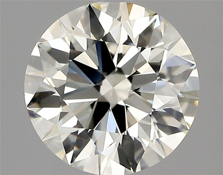 2.58ct K VVS2 Rare Carat Ideal Cut Round Diamond