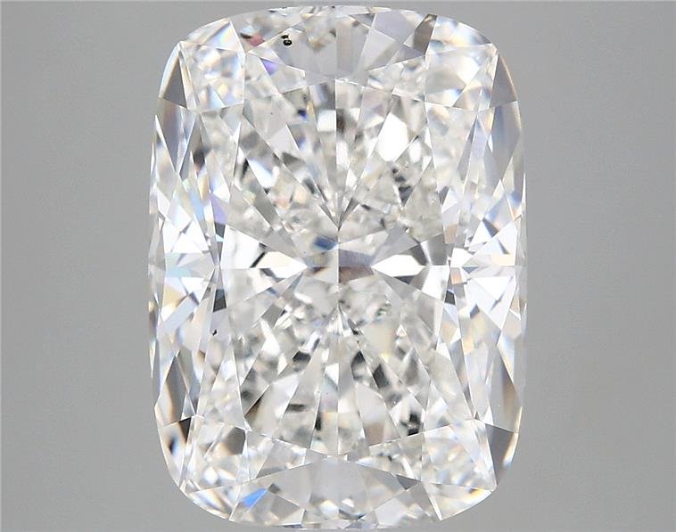 6.13ct F VS2 Rare Carat Ideal Cut Cushion Lab Grown Diamond