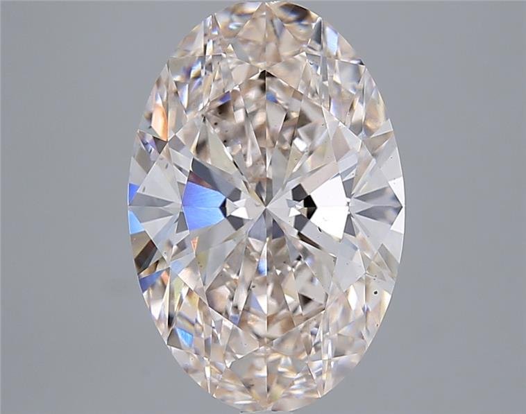 4.05ct J VS2 Rare Carat Ideal Cut Oval Lab Grown Diamond