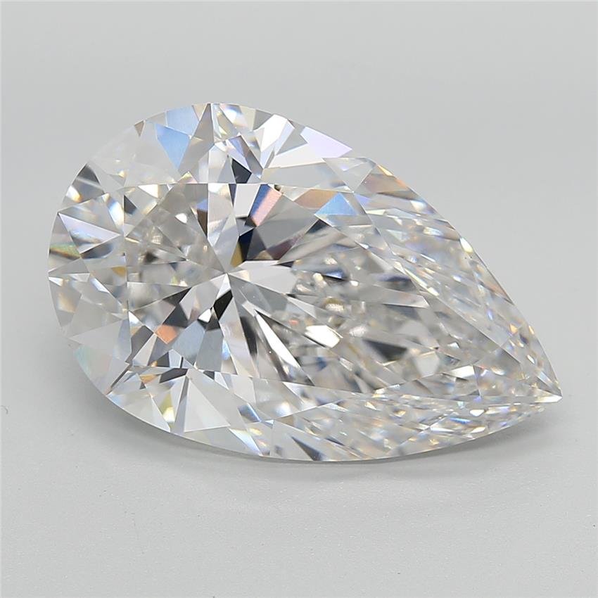 13.06ct E VS1 Rare Carat Ideal Cut Pear Lab Grown Diamond