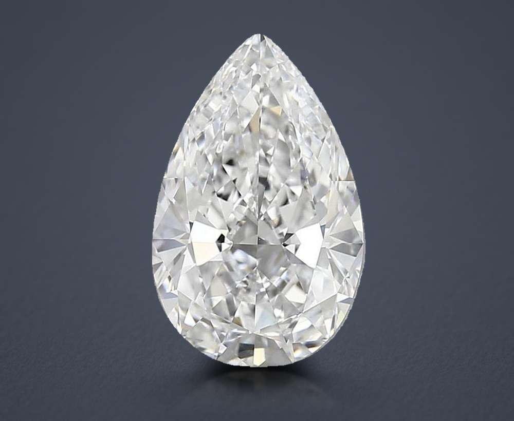 3.01 Carat Pear Natural Diamond