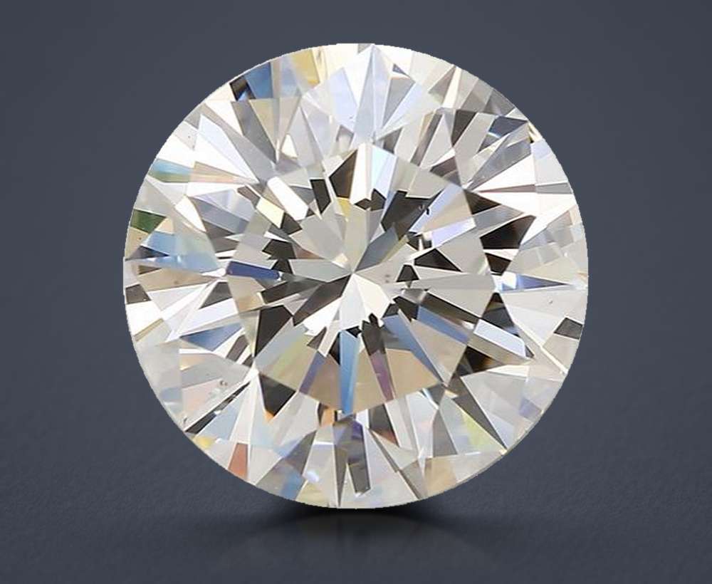6.41 Carat Round Natural Diamond
