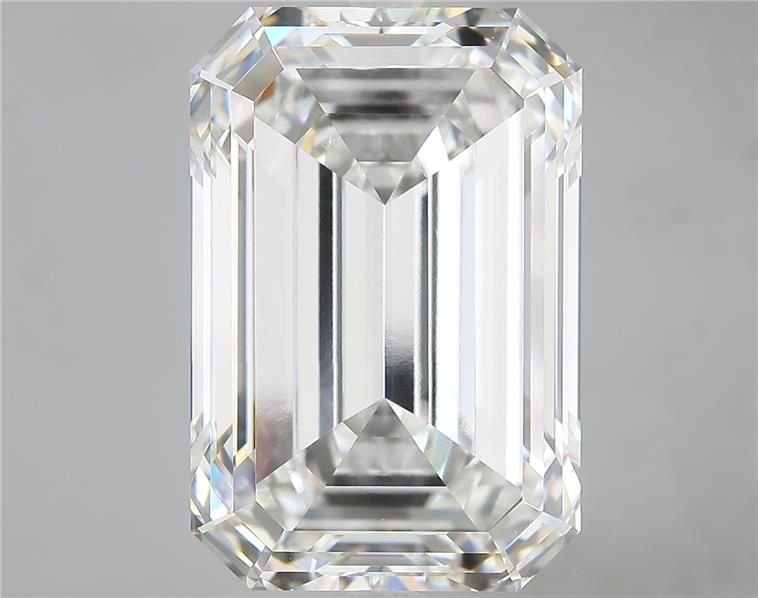 16.06ct F VVS2 Rare Carat Ideal Cut Emerald Lab Grown Diamond