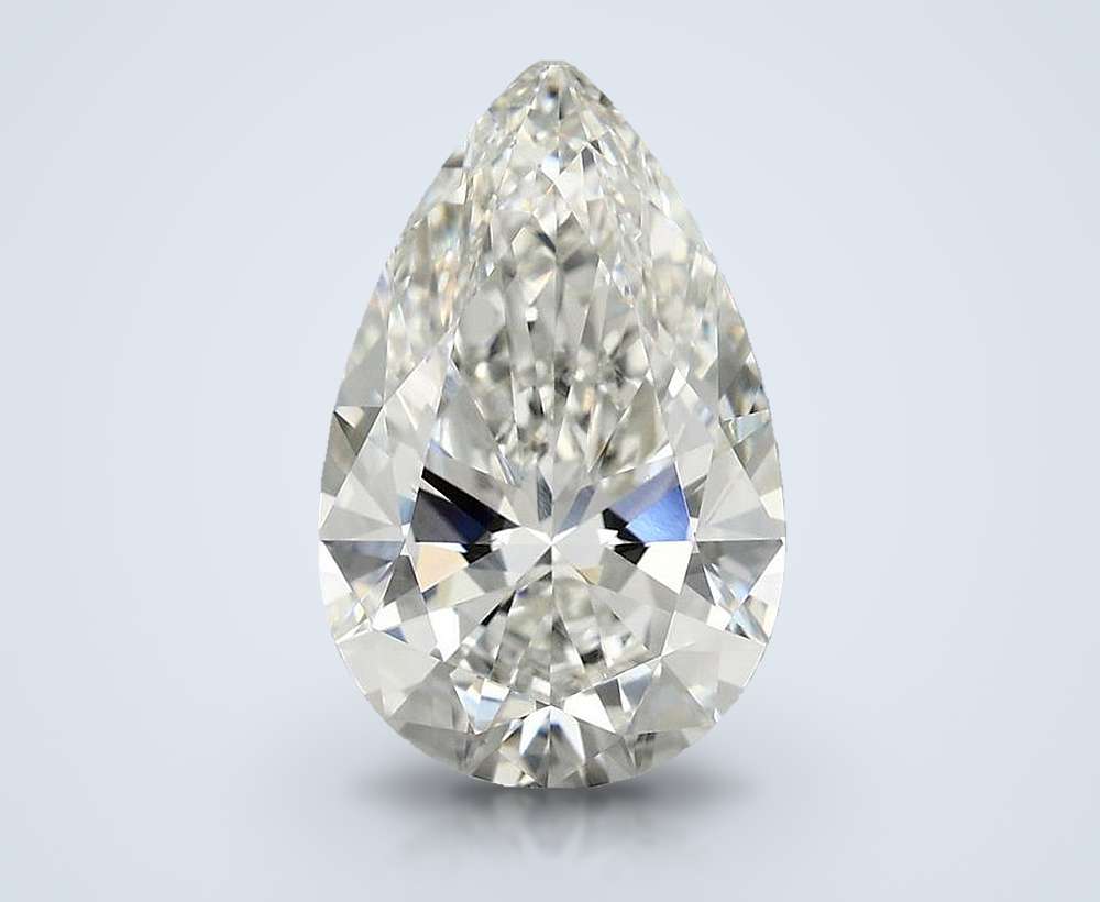 3.92 Carat Pear Lab Diamond