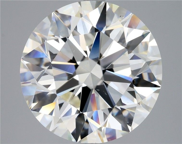 5.52ct J VS2 Rare Carat Ideal Cut Round Diamond