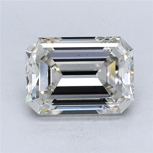 2.51ct I VS2 Rare Carat Ideal Cut Emerald Lab Grown Diamond