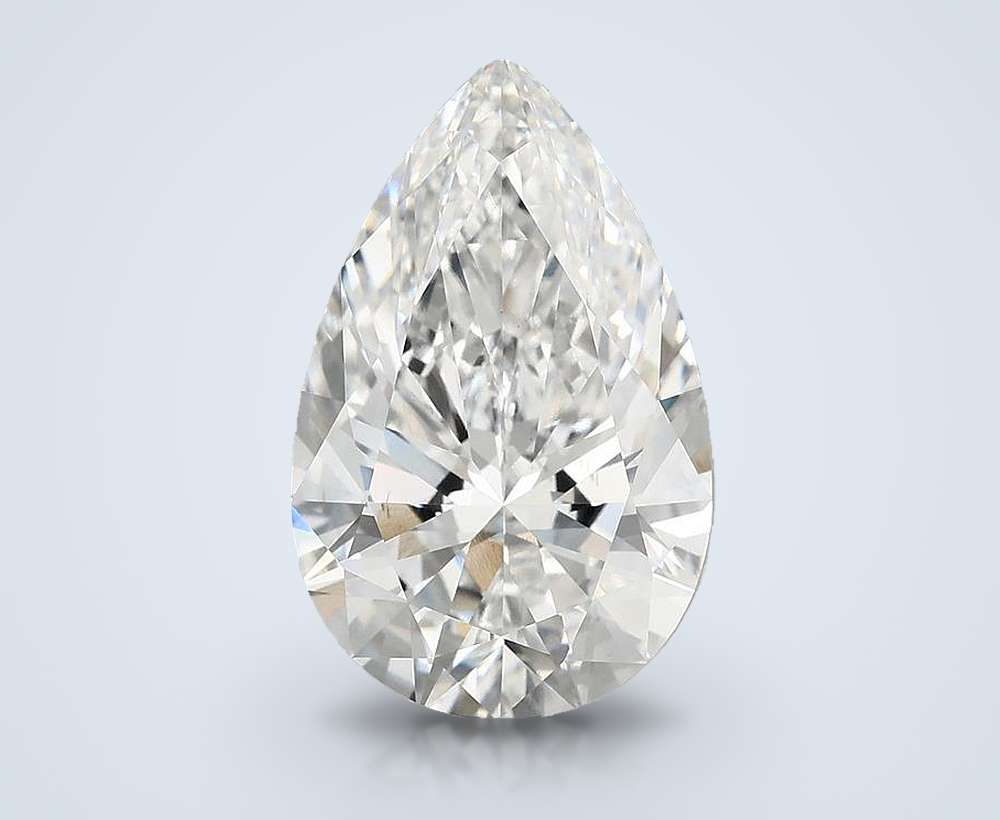 6.09 Carat Pear Lab Diamond