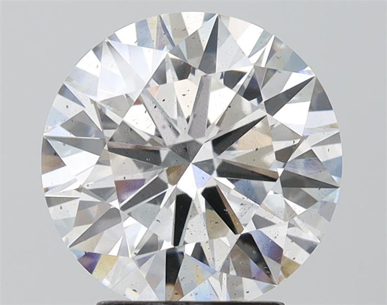 3.01ct F SI2 Rare Carat Ideal Cut Round Lab Grown Diamond