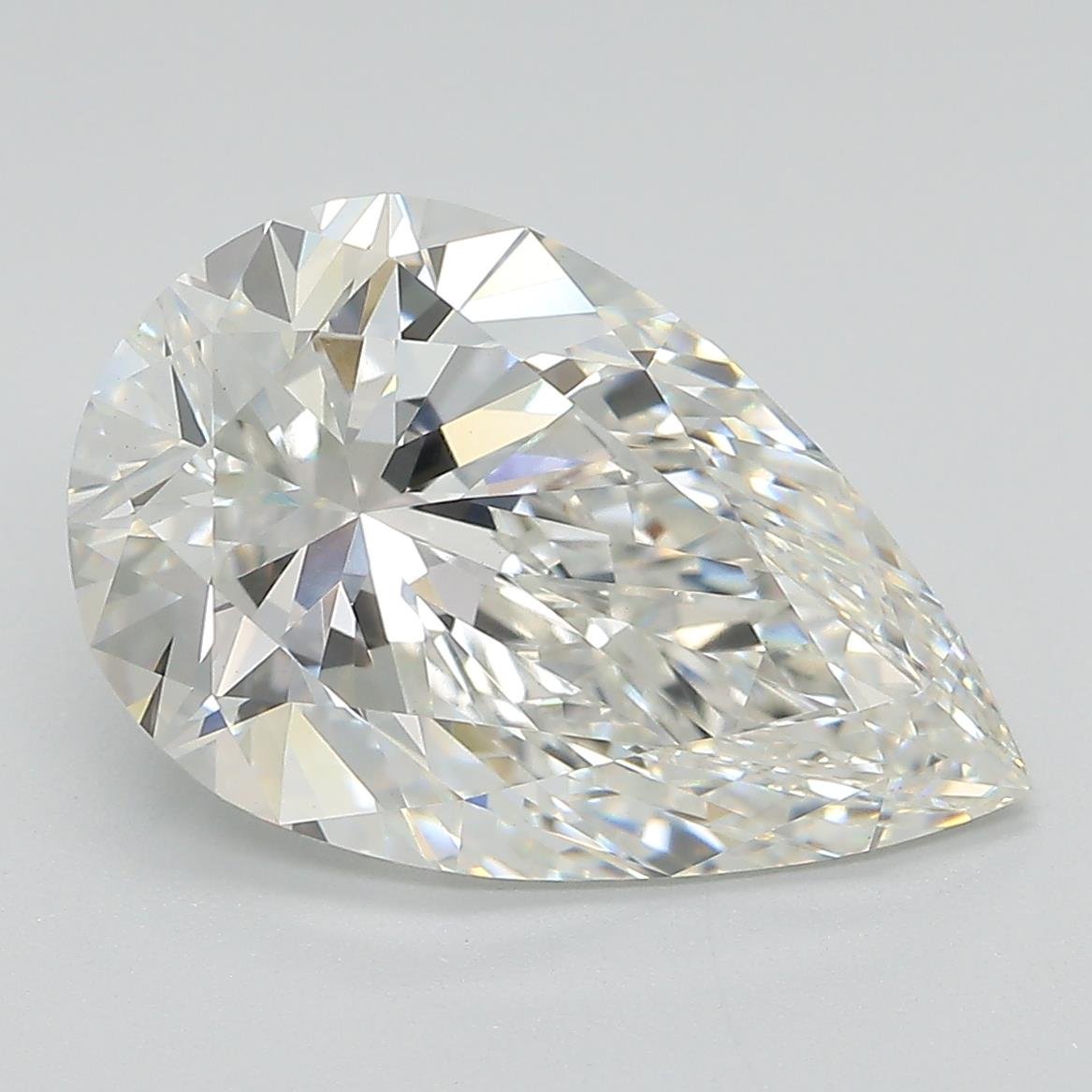 5.21ct G VS1 Rare Carat Ideal Cut Pear Lab Grown Diamond