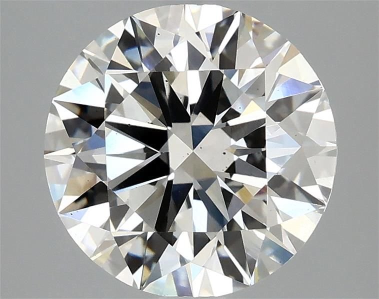 3.15ct H VS2 Rare Carat Ideal Cut Round Lab Grown Diamond