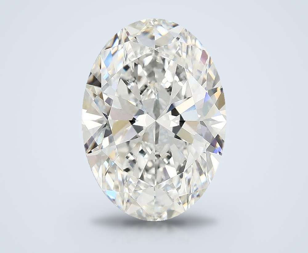 3.90 Carat Oval Lab Diamond