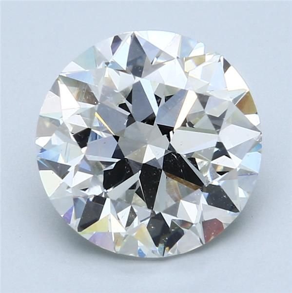 5.32ct I SI1 Rare Carat Ideal Cut Round Diamond