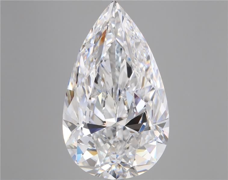 7.03ct D IF Rare Carat Ideal Cut Pear Diamond