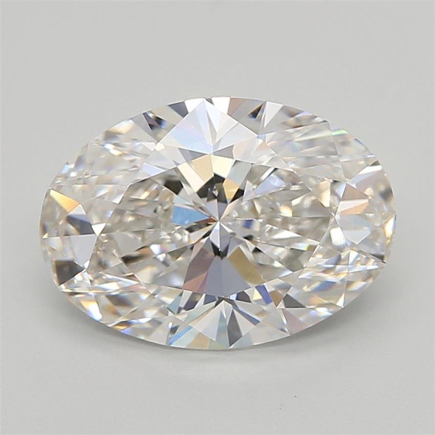 5.02ct G VVS2 Rare Carat Ideal Cut Oval Lab Grown Diamond