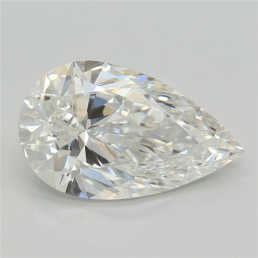 3.56ct E VVS2 Rare Carat Ideal Cut Pear Lab Grown Diamond