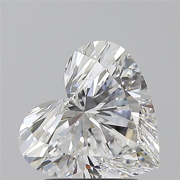 1.70ct E VVS2 Rare Carat Ideal Cut Heart Diamond