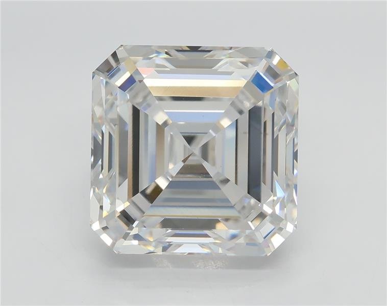 8.04ct F VS1 Rare Carat Ideal Cut Asscher Lab Grown Diamond