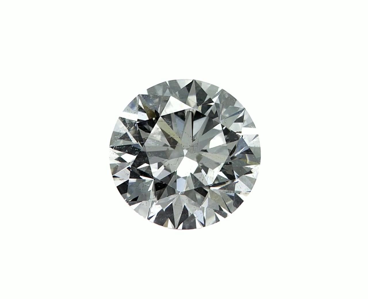 3.17ct E SI2 Excellent Cut Round Diamond