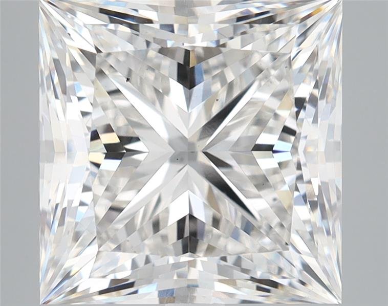 7.04ct G VS2 Rare Carat Ideal Cut Princess Lab Grown Diamond