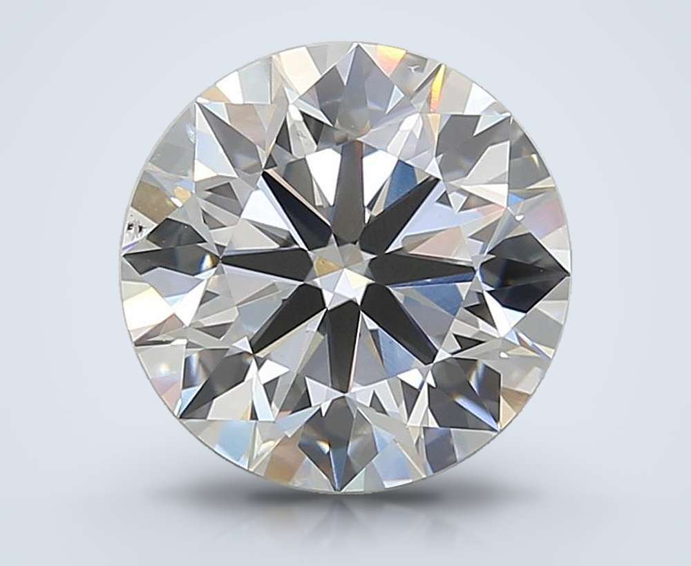 3.95 Carat Round Lab Diamond