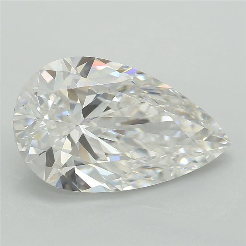 2.09ct E VS1 Rare Carat Ideal Cut Pear Lab Grown Diamond