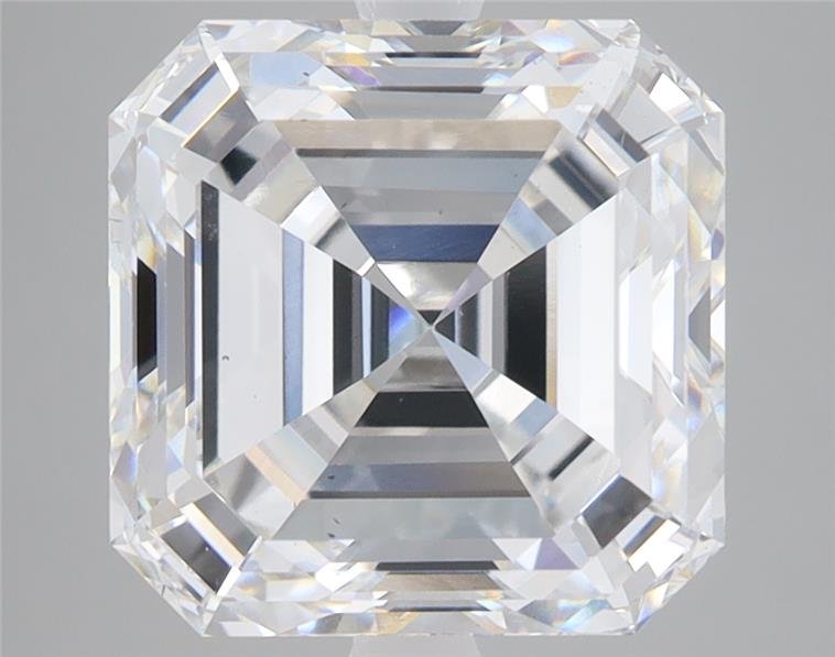 6.05ct E VS1 Excellent Cut Asscher Lab Grown Diamond