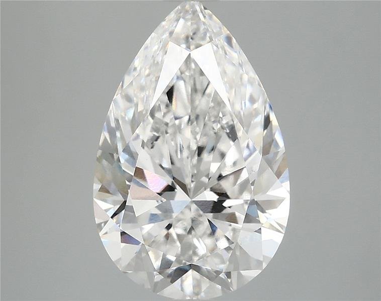 3.92 Carat Pear Lab Diamond
