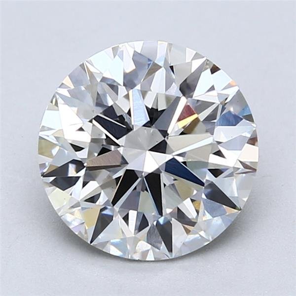 2.54ct F VS1 Rare Carat Ideal Cut Round Lab Grown Diamond