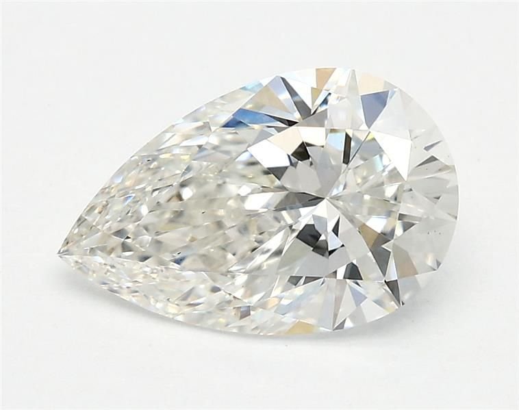 1.27ct F VS2 Rare Carat Ideal Cut Pear Lab Grown Diamond