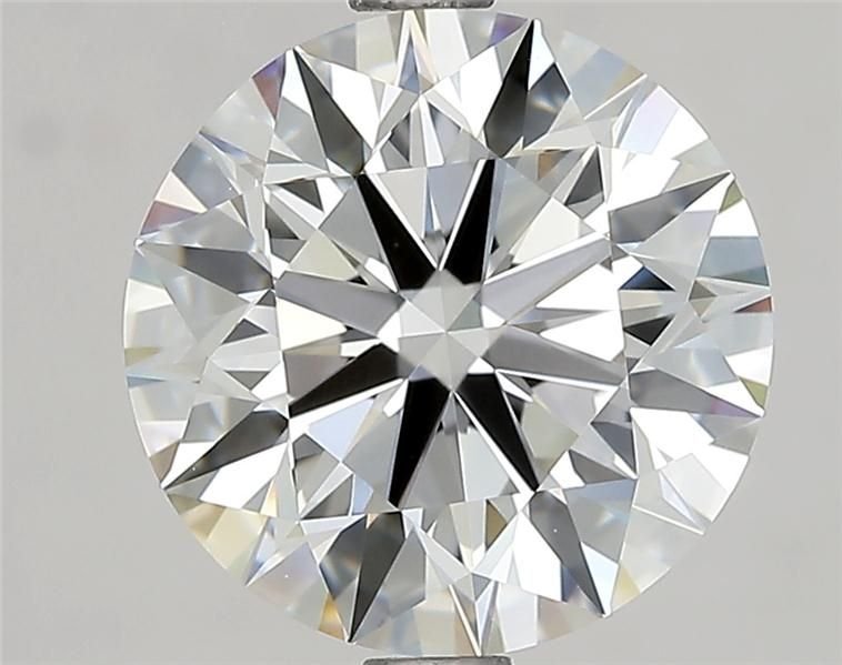 2.68ct J IF Rare Carat Ideal Cut Round Diamond