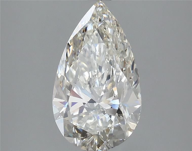 2.54ct H VS2 Rare Carat Ideal Cut Pear Lab Grown Diamond