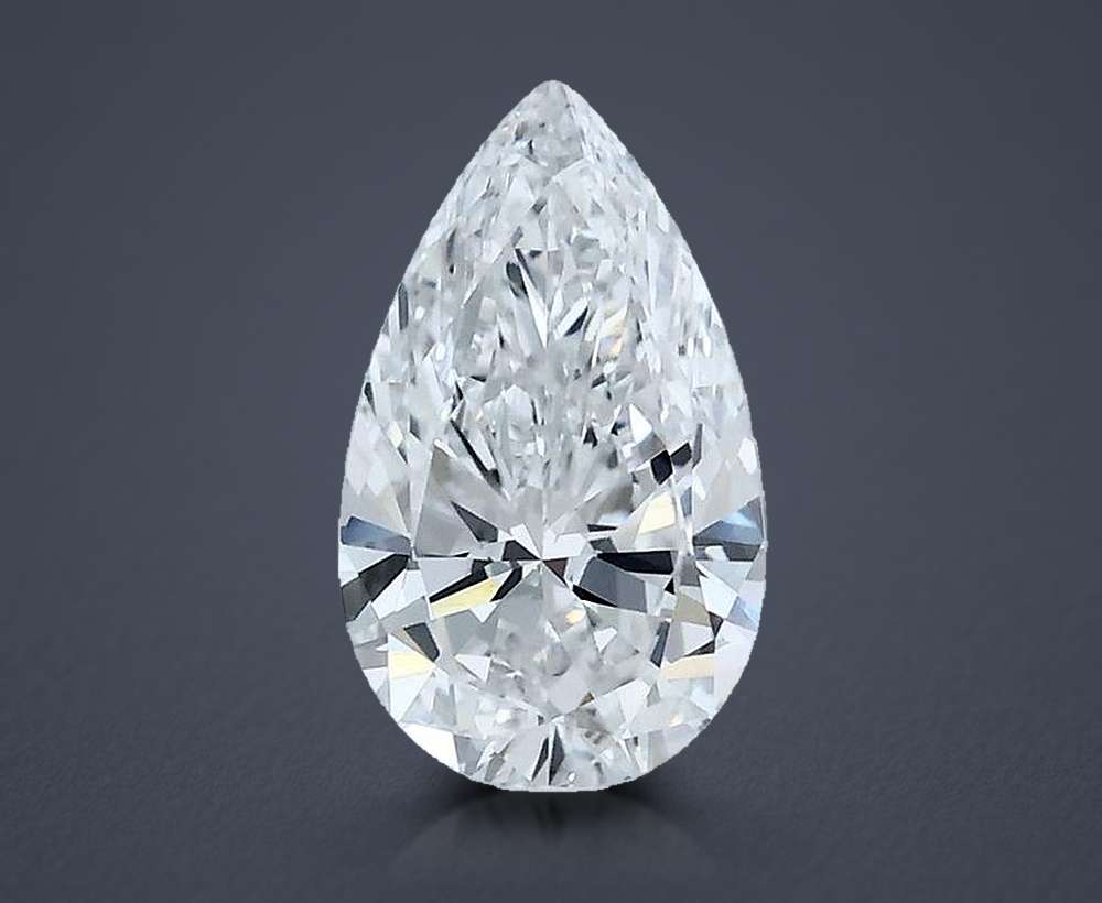 1.00 Carat Pear Lab Diamond