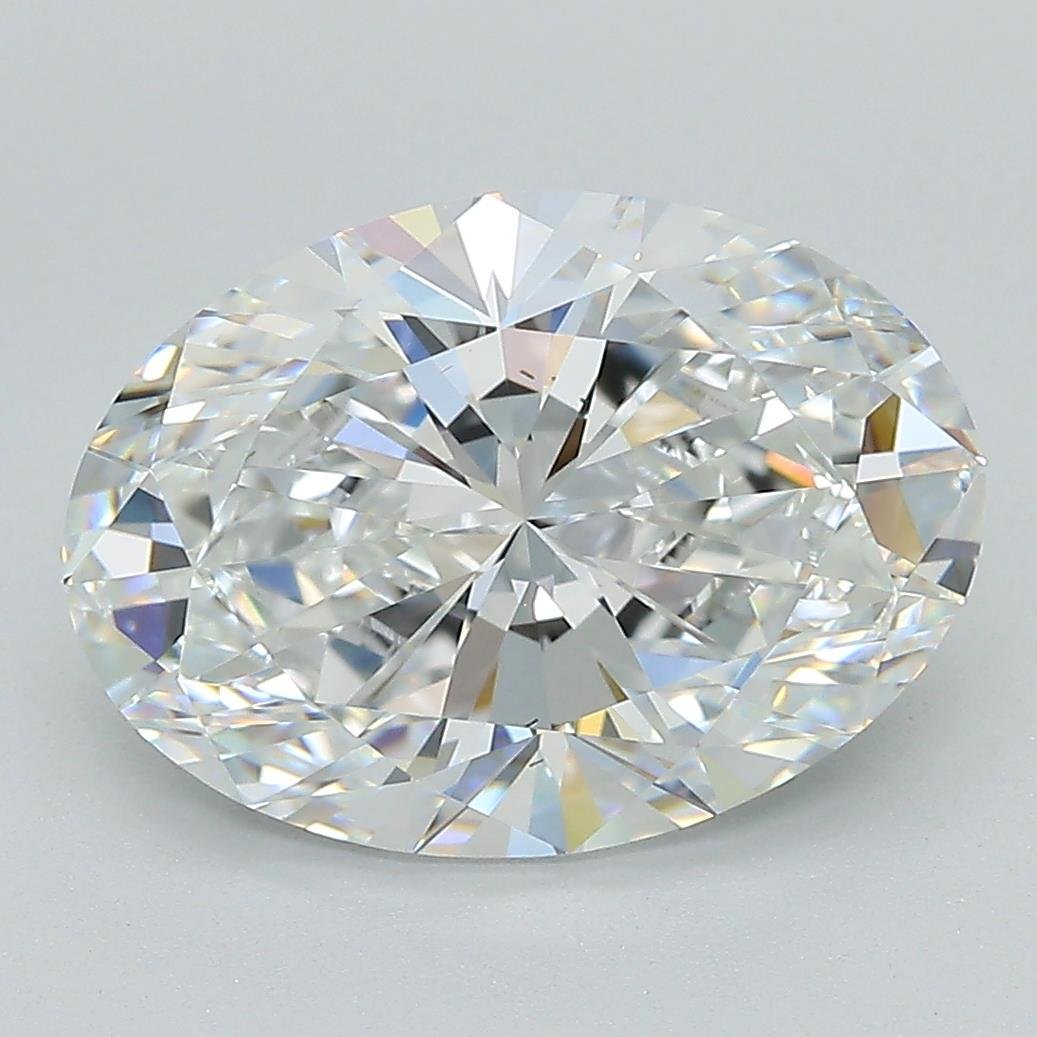 4.53ct D VS2 Rare Carat Ideal Cut Oval Lab Grown Diamond