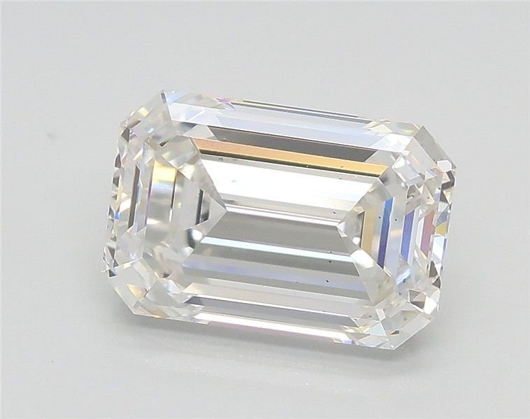 2.25ct E VS2 Rare Carat Ideal Cut Emerald Lab Grown Diamond