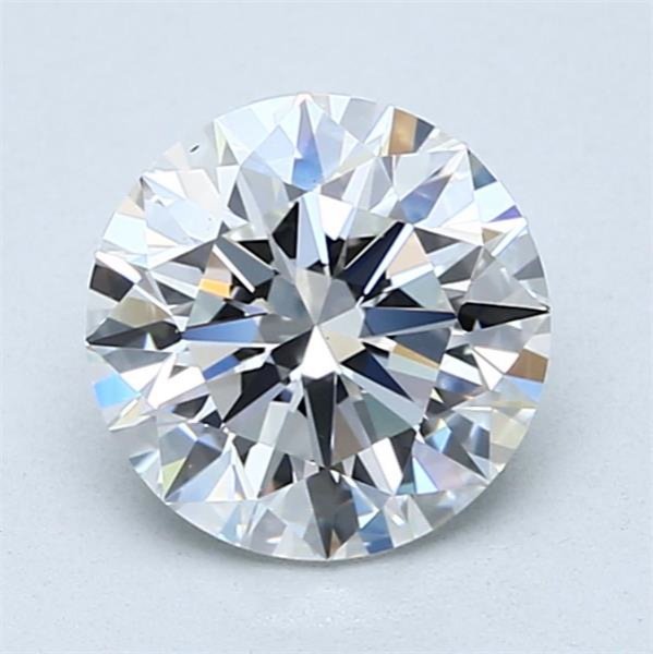 1.70ct F VS2 Rare Carat Ideal Cut Round Diamond
