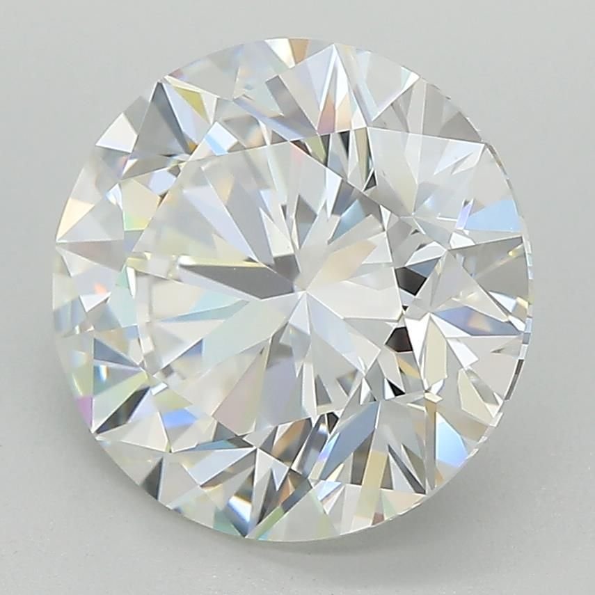 3.67ct H VVS2 Excellent Cut Round Lab Grown Diamond