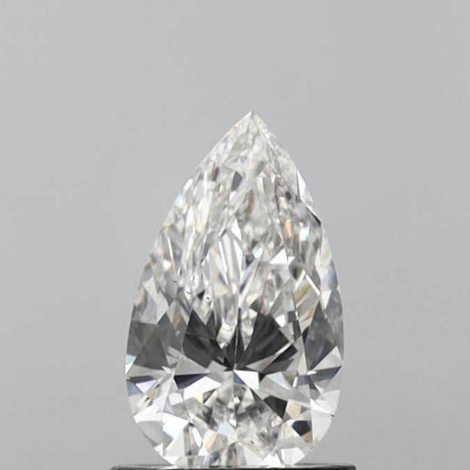 0.96ct F SI1 Rare Carat Ideal Cut Pear Lab Grown Diamond