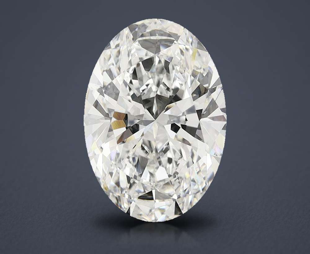 8.27 Carat Oval Lab Diamond