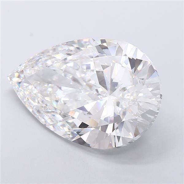 15.09ct F VS1 Very Good Cut Pear Lab Grown Diamond