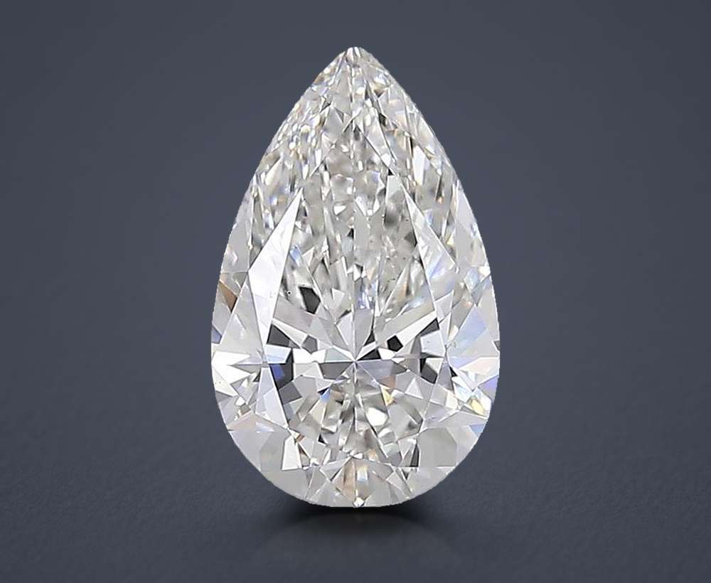 7.09 Carat Pear Lab Diamond