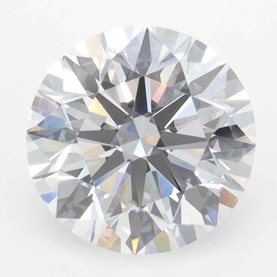 4.05ct D VVS1 Rare Carat Ideal Cut Round Lab Grown Diamond