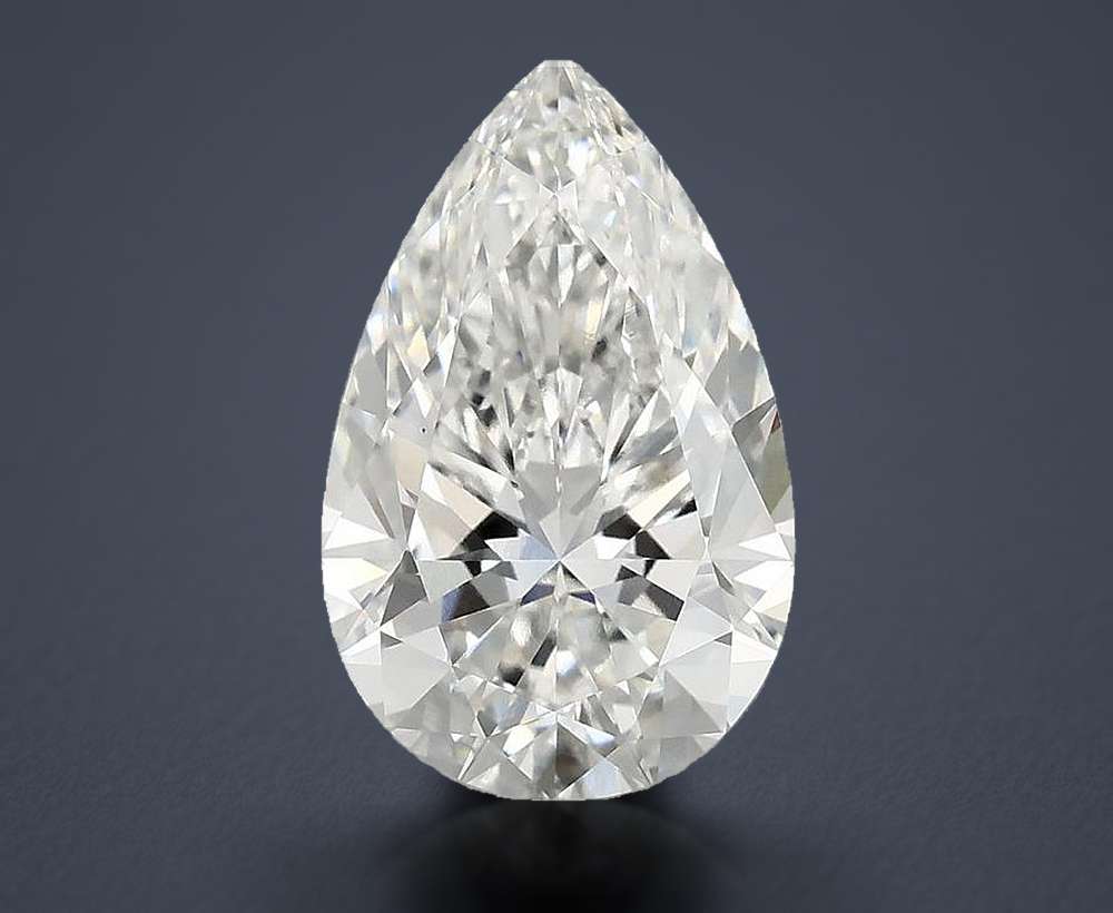 3.72 Carat Pear Lab Diamond