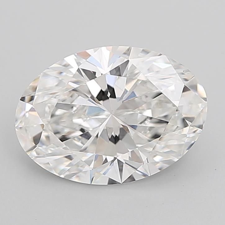 3.00ct E VS1 Rare Carat Ideal Cut Oval Lab Grown Diamond
