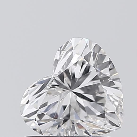 0.93ct F VS2 Very Good Cut Heart Lab Grown Diamond