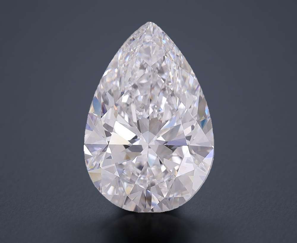 2.00 Carat Pear Lab Diamond