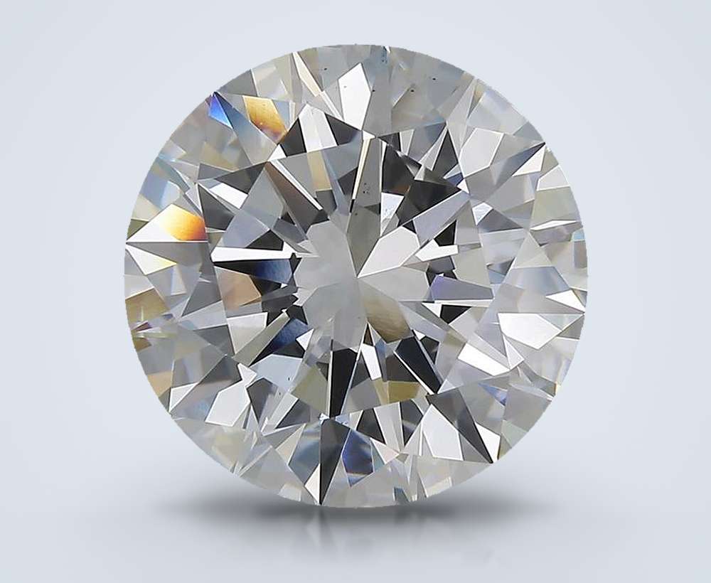 7.71 Carat Round Lab Diamond