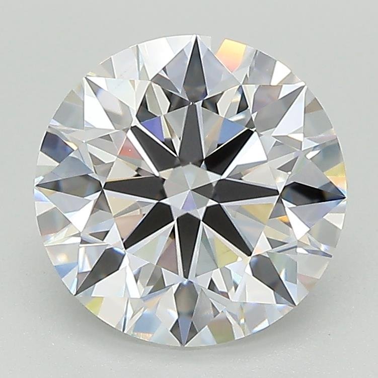 2.64ct D VS1 Rare Carat Ideal Cut Round Lab Grown Diamond