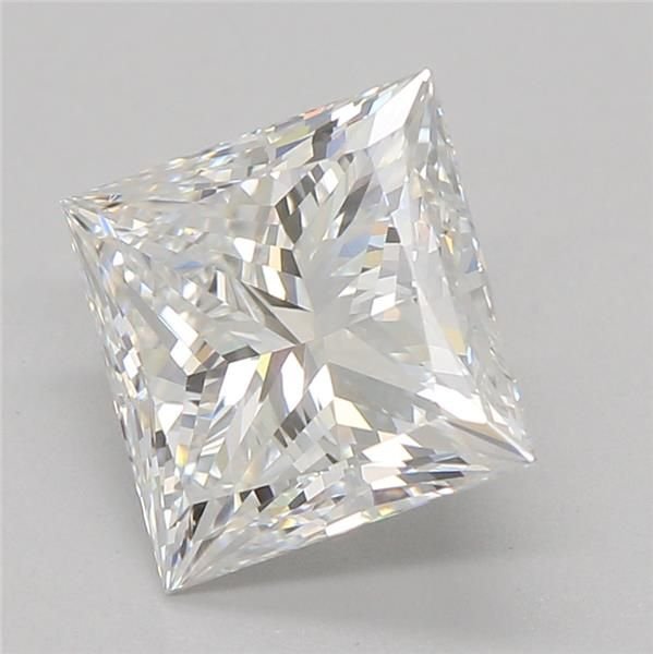 1.55ct F VS1 Excellent Cut Princess Lab Grown Diamond